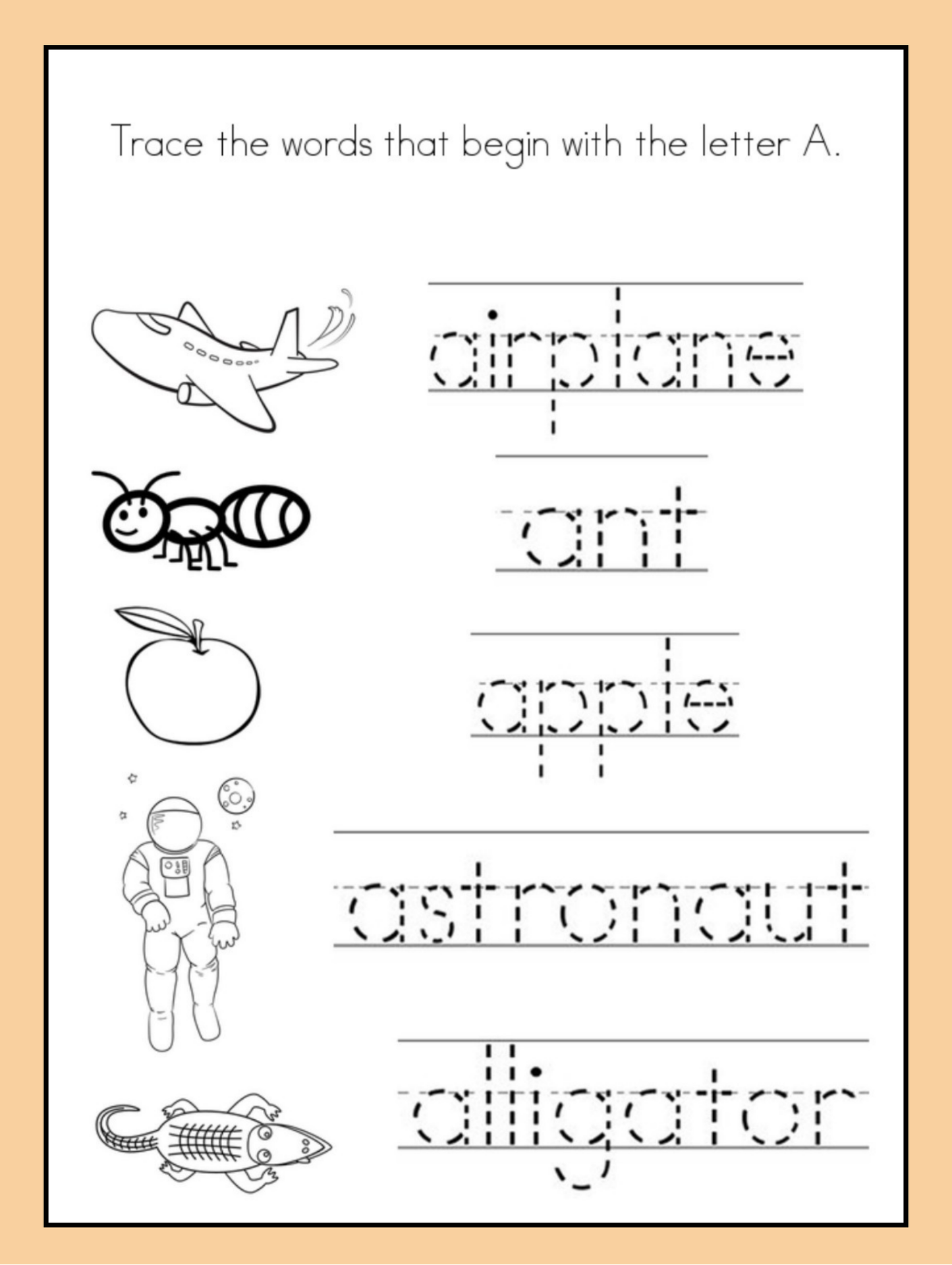 Educational Alphabet Activity Booklet with Fun Mazes, Colouring, and Letter Tracing for Early Learners