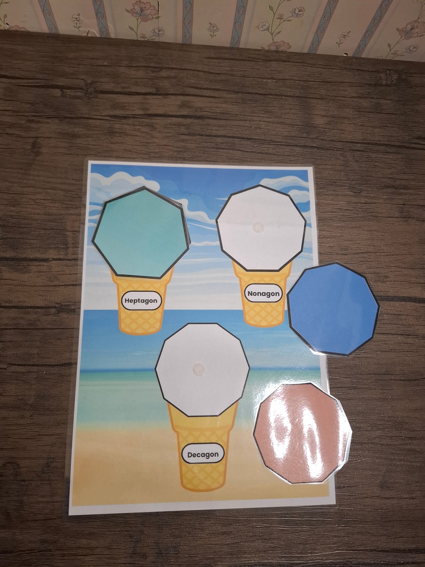 Engaging Shape Learning Busy Book - Cut and Stick Activities for Kids